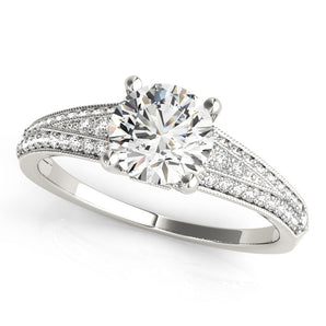 Round Engagement Ring