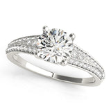 Round Engagement Ring