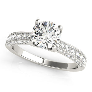 Round Engagement Ring