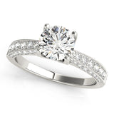 Round Engagement Ring