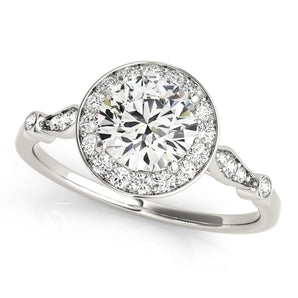 Round Engagement Ring