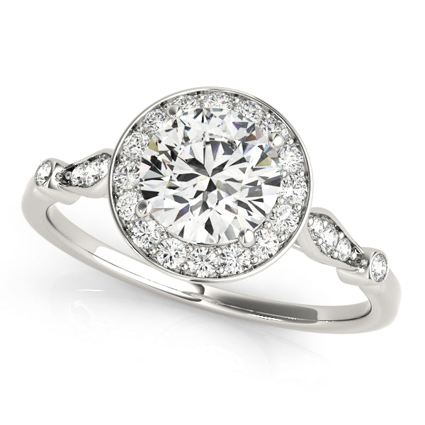 Round Engagement Ring