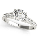 Round Engagement Ring