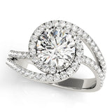 Round Engagement Ring