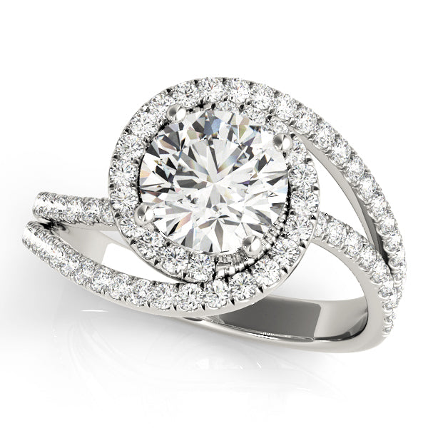 Round Engagement Ring