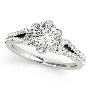 Round Engagement Ring