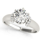 Round Engagement Ring