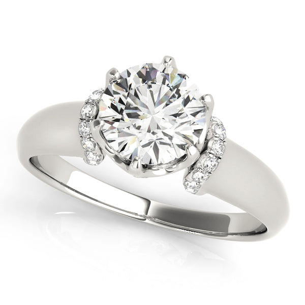 Round Engagement Ring