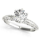 Round Engagement Ring