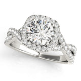 Round Engagement Ring