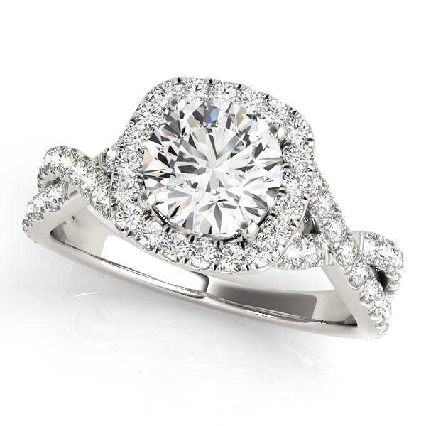 Round Engagement Ring