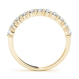 Straight Diamond Wedding Band - alt view