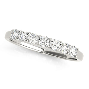 Straight Diamond Wedding Band