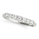 Straight Diamond Wedding Band