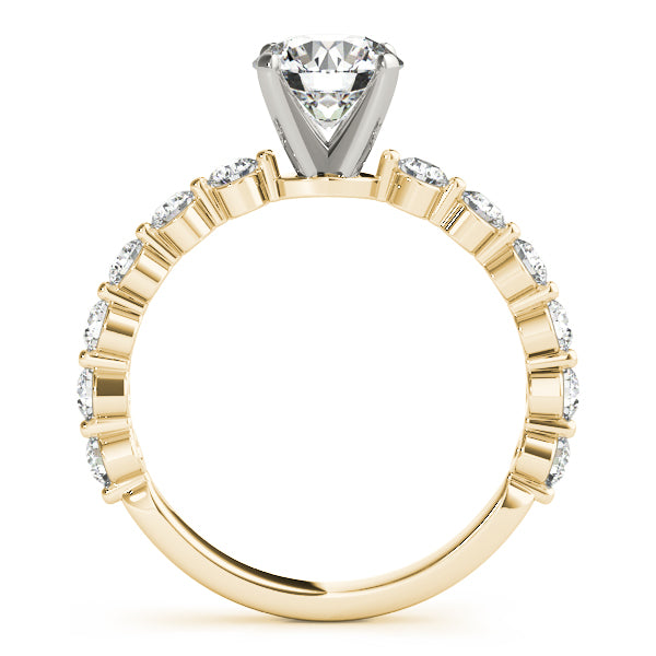 Single Prong Engagement Ring - alt view