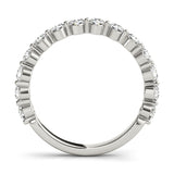 Single Prong Wedding Band - alt view