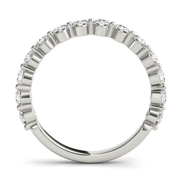 Single Prong Wedding Band - alt view