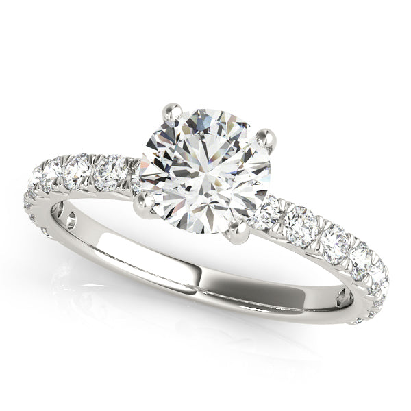 Round Engagement Ring