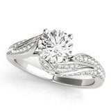 Round Engagement Ring
