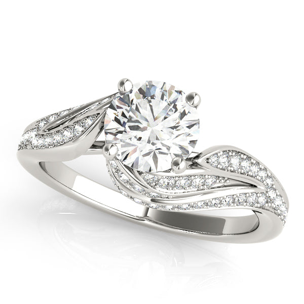 Round Engagement Ring