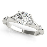 Round Engagement Ring