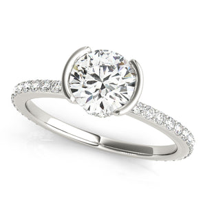 Round Engagement Ring