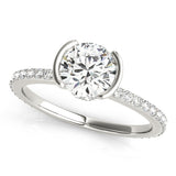 Round Engagement Ring
