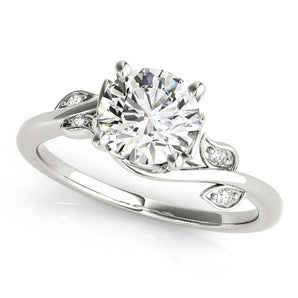 Round Engagement Ring