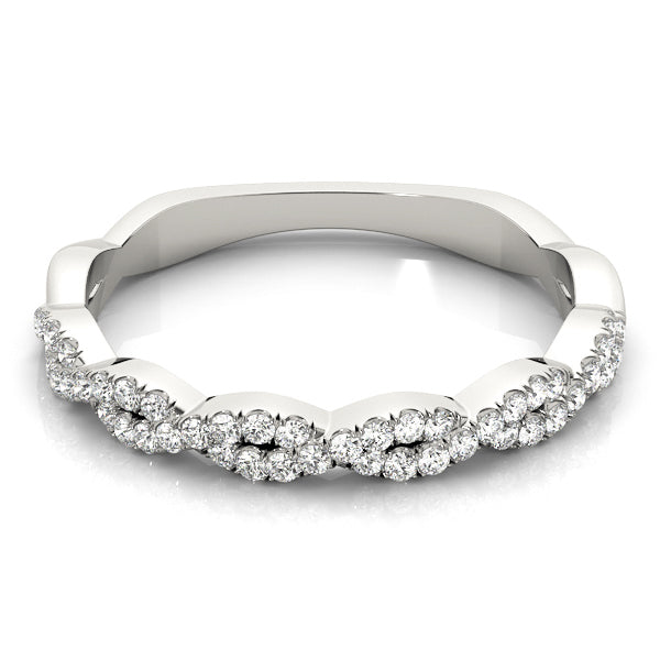 Twisted Wedding Band - alt view