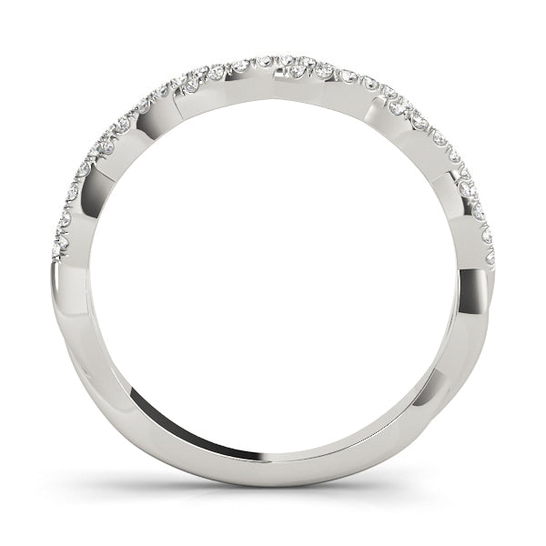 Twisted Wedding Band - alt view
