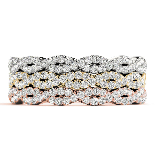 Twisted Wedding Band - alt view