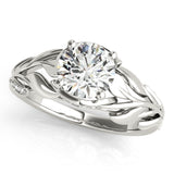 Round Engagement Ring