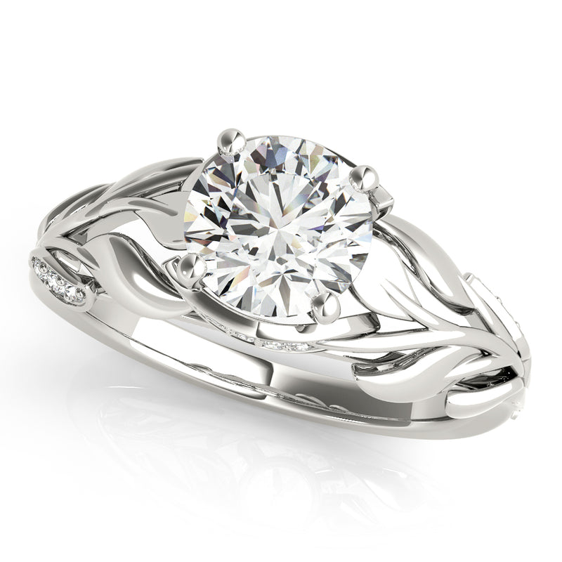 Round Engagement Ring