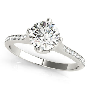 Round Engagement Ring