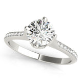 Round Engagement Ring