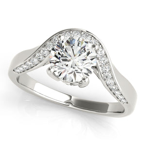 Round Engagement Ring