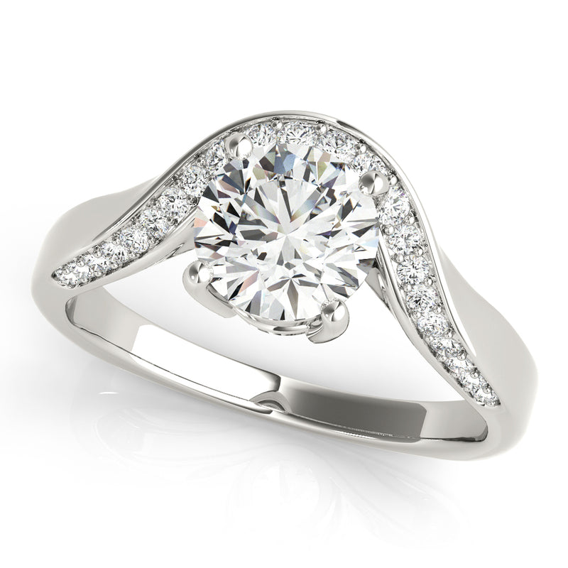 Round Engagement Ring