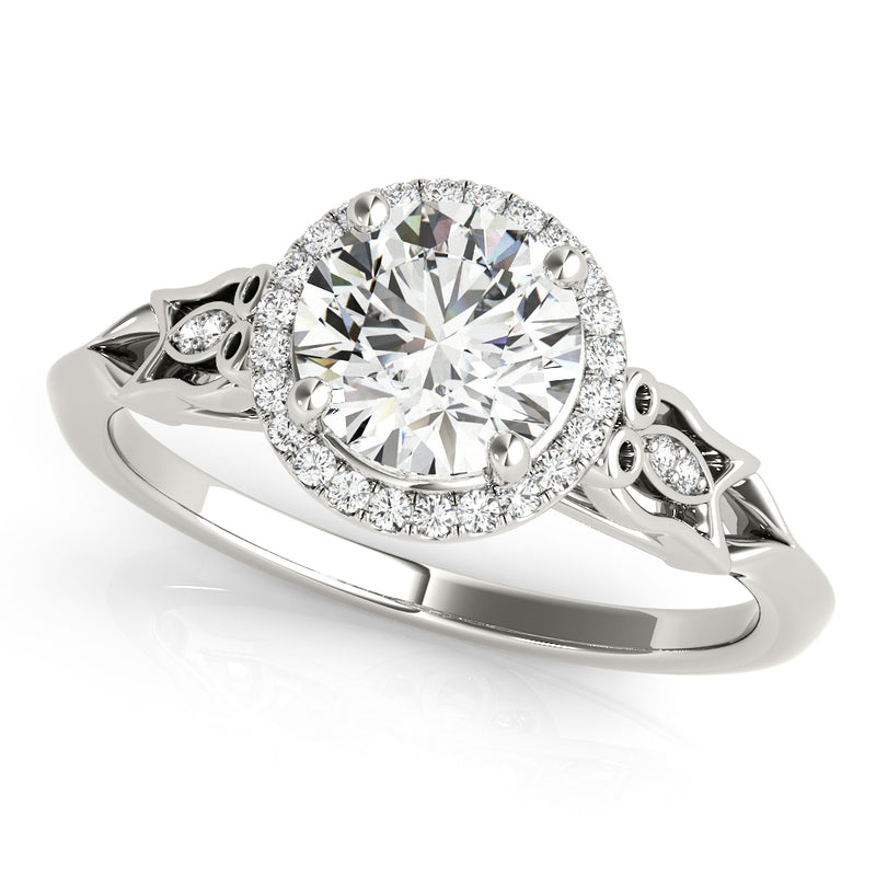 Round Engagement Ring