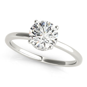 Round Engagement Ring