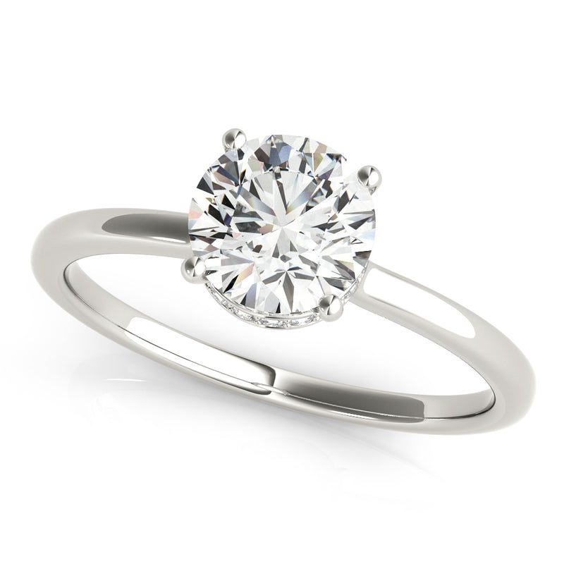 Round Engagement Ring