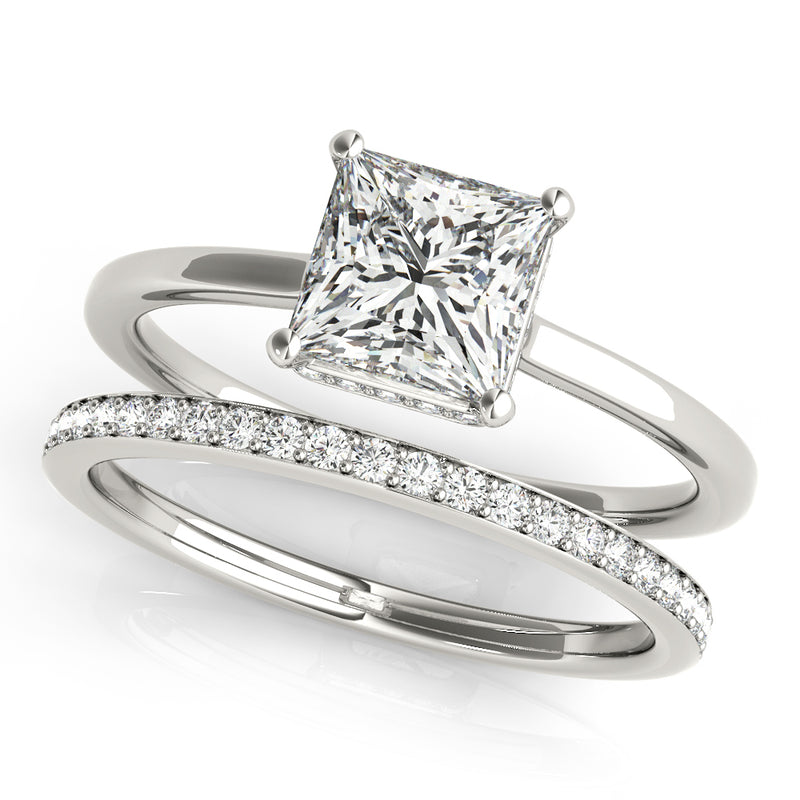 Princess Cut Engagement Ring - alt view