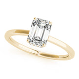 Emerald Cut Engagement Ring (51140-E)