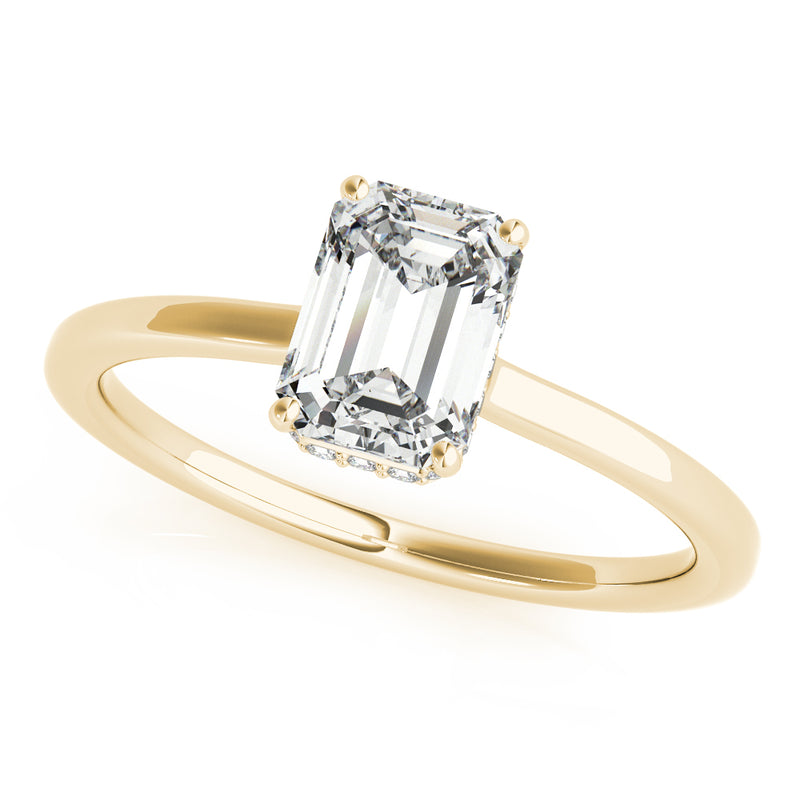 Emerald Cut Engagement Ring (51140-E)