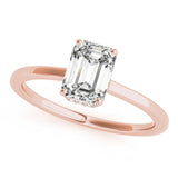 Emerald Cut Engagement Ring (51140-E)