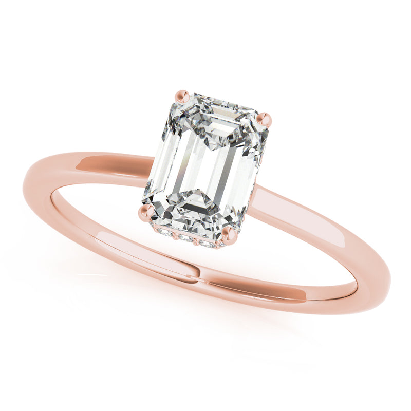 Emerald Cut Engagement Ring (51140-E)
