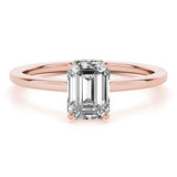 Emerald Cut Engagement Ring (51140-E)