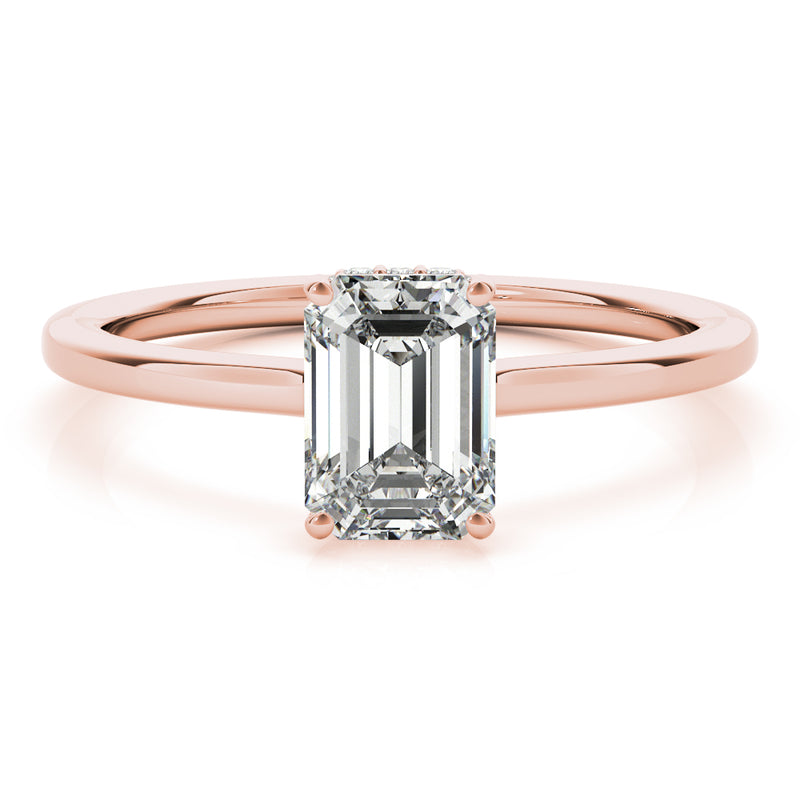 Emerald Cut Engagement Ring (51140-E)