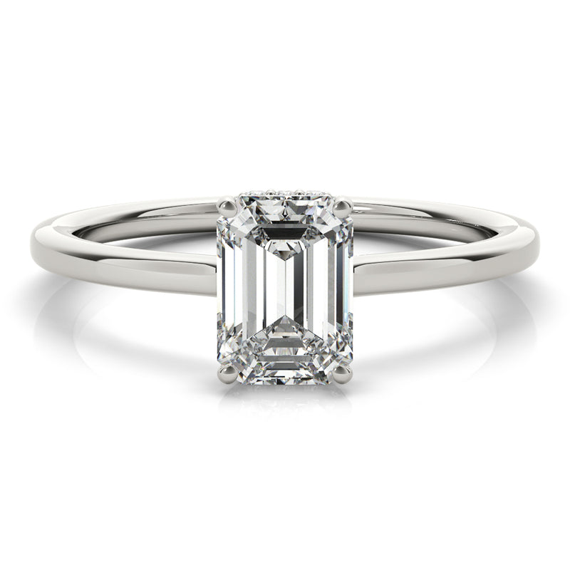 Emerald Cut Engagement Ring (51140-E)