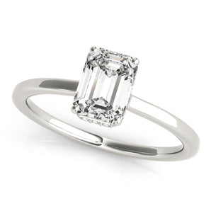 Emerald Cut Engagement Ring (51140-E)