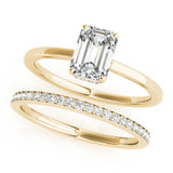 Emerald Cut Engagement Ring (51140-E)